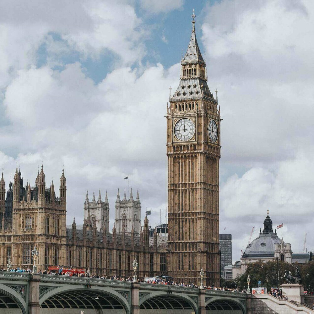 UK houses of Parliament Big Ben London landscape
